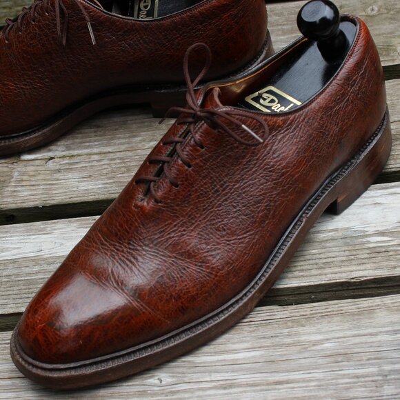 Vintage 80s Dack's Antelope Whole-Cut Oxford, Made in Canada, Men's 10 Wide - Picture 4 of 12